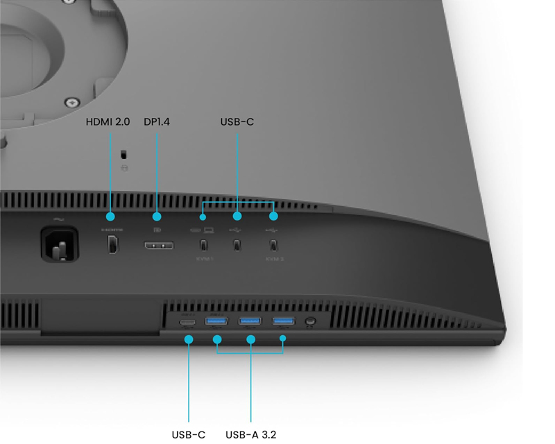 27 inča PD2706QN QHD 2560x1440 IPS 100 Hz USB-C 90W dizajnerski monitor 