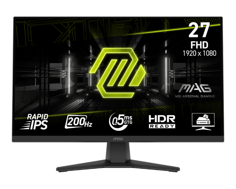 27 inča MAG 272F FHD 1920x1080 Rapid IPS 200 Hz HDR Ready gaming monitor 