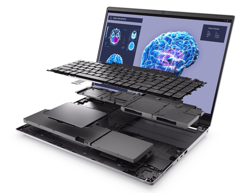 Precision M7680 16 inch FHD+ 500nits i9-13950HX 32GB 1TB SSD RTX 3050 12GB Backlit FP SC Win11Pro 3yr ProSupport laptop 