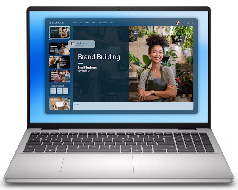 16 DC16251 16 inch FHD+ Touch 300nits Core 5 120U 16GB 512GB SSD Backlit Win11Home metalni silver laptop 