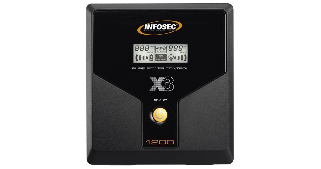 X3 EX 1200 LCD USB FR/SCHUKO - Pouzdan UPS sa LCD ekranom i USB povezivanjem